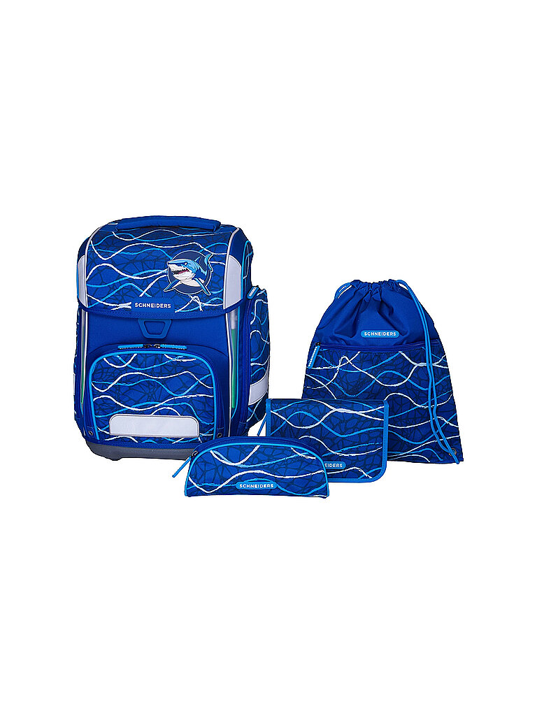 SCHNEIDERS Schultaschen Set Ergolite 9tlg  Blue Vibes