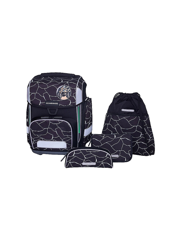 SCHNEIDERS Schultaschen Set Ergolite 9tlg Dark Hunter