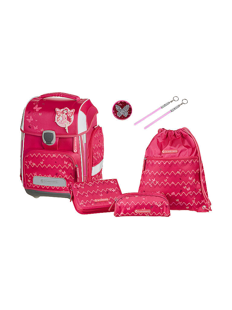 SCHNEIDERS | Schultasche Set 6-tlg Ergolite Sweet Butterfly | pink