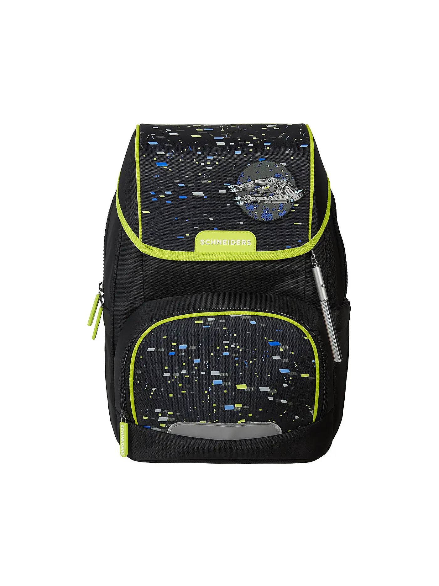 SCHNEIDERS | Schultaschen Set Ergojet 6tlg Spaceship | schwarz
