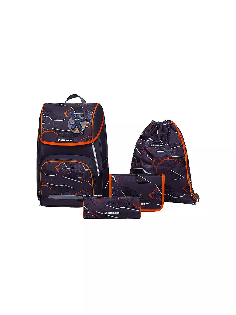 SCHNEIDERS | Schultaschen Set Ergolite 6tlg Spy  | dunkelrot