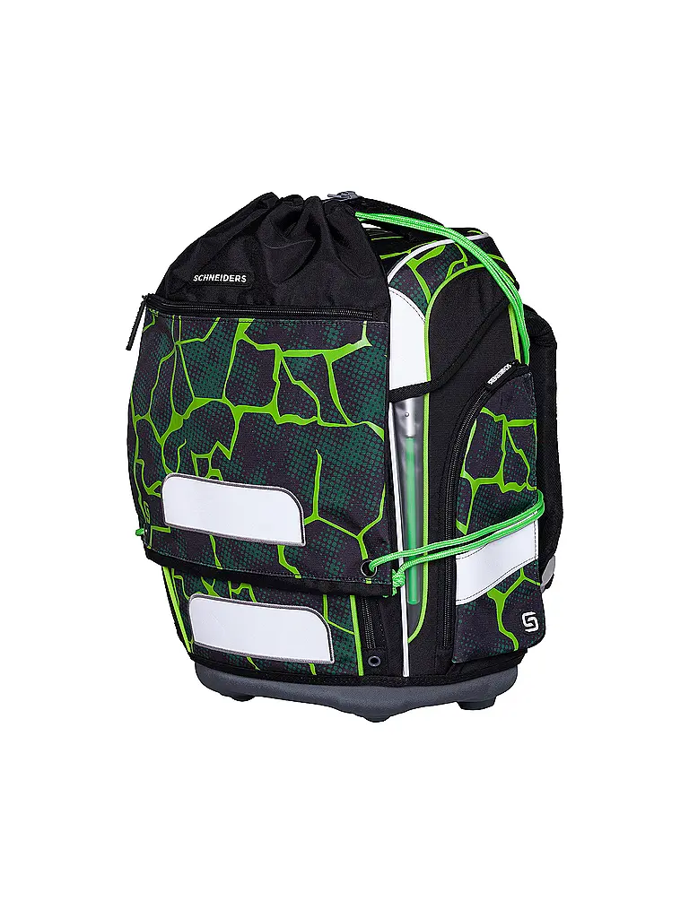 SCHNEIDERS | Schultaschen Set Ergolite 9tlg Anna Maria Damm Crash | Schwarz