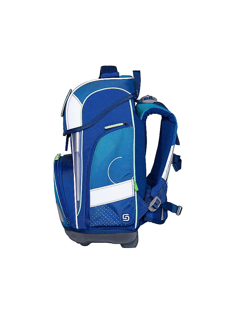 SCHNEIDERS | Schultaschen Set Ergolite 9tlg Anna Maria Damm Geo Motion | Blau