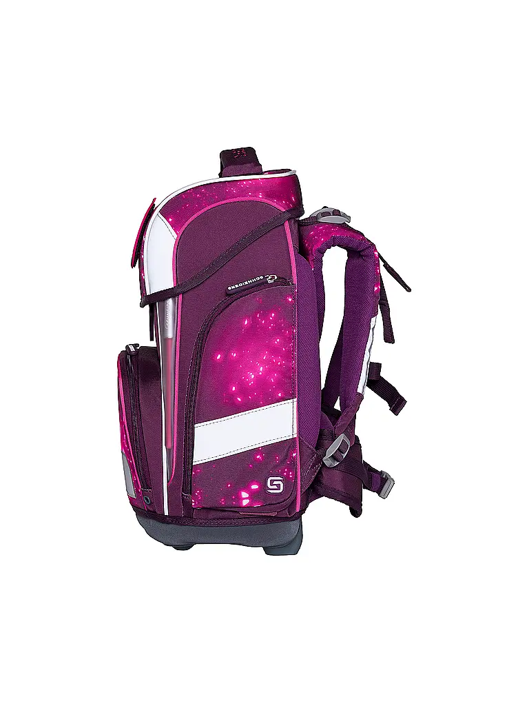 SCHNEIDERS | Schultaschen Set Ergolite 9tlg Berry Cosmos  | Beere