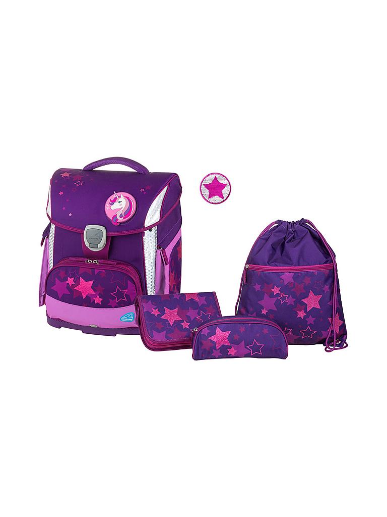 SCHNEIDERS | Schultaschen-Set 4-tlg. "Stars Violet" | lila