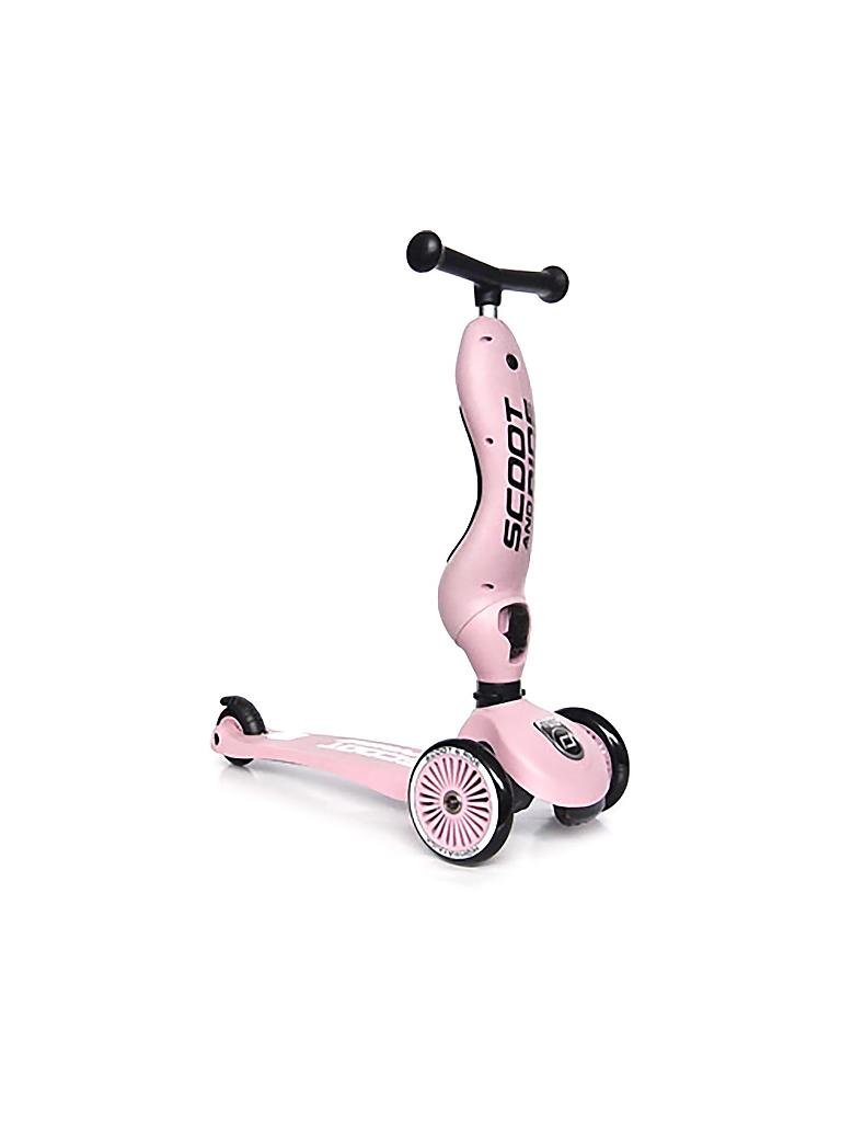 SCOOT & RIDE | 2in1 Kickboard - Highwaykick 1 (Rose) | rosa