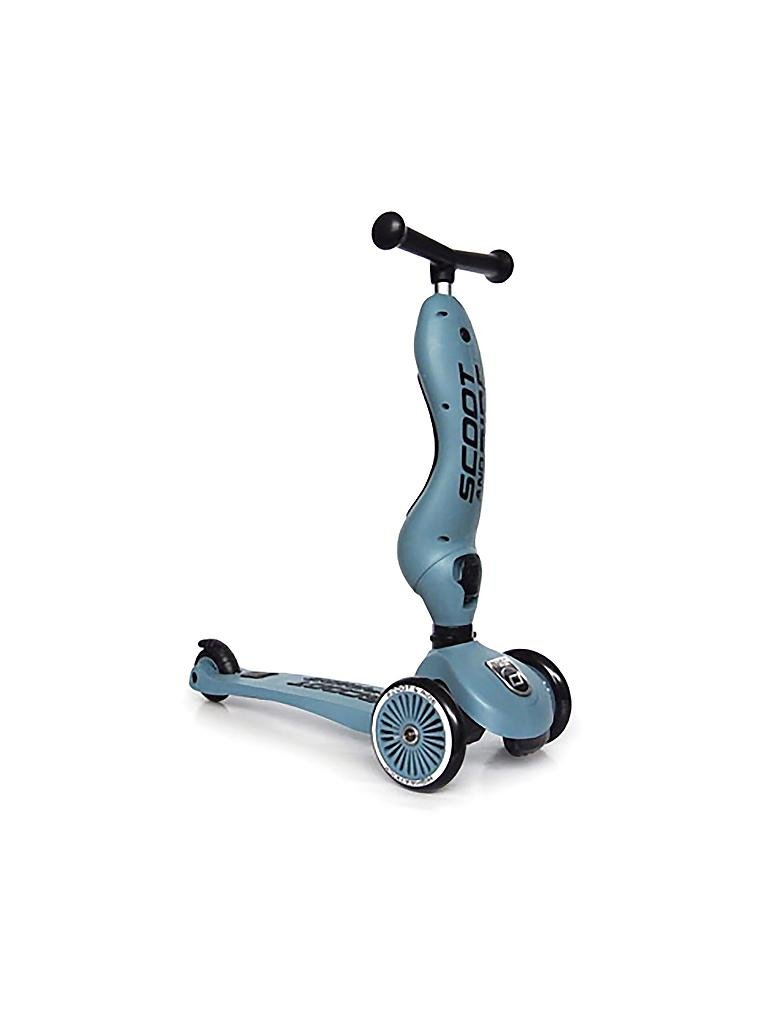 SCOOT & RIDE | 2in1 Kickboard - Highwaykick 1 (Steel) | blau