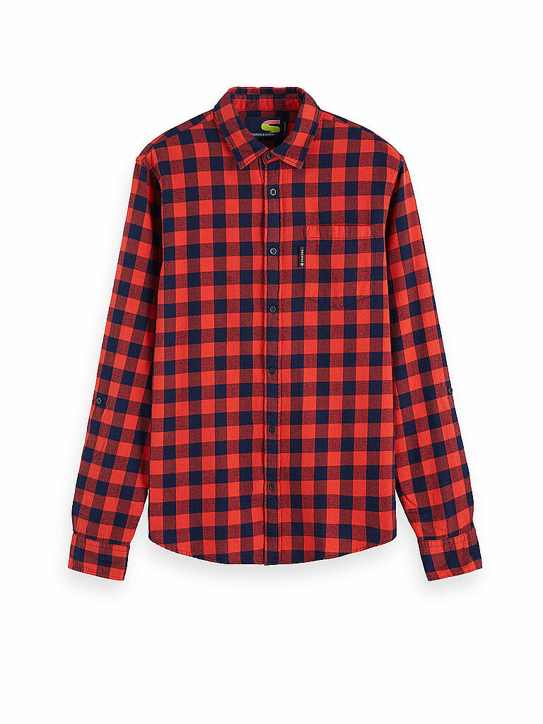 SCOTCH & SODA | Flanellhemd | rot