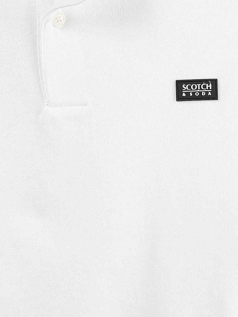 SCOTCH & SODA | Poloshirt Regular Fit  | weiß