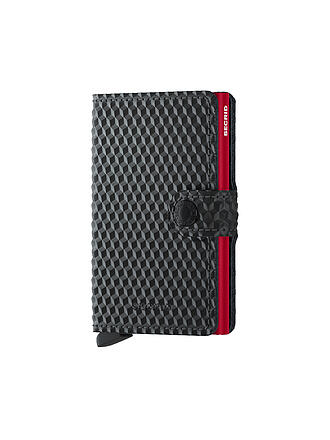 SECRID | Geldbörse - Miniwallet Cubic Black Red