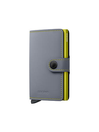 SECRID | Geldbörse - Miniwallet Matte Mini Grey&Lime