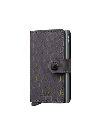 SECRID | Geldbörse Miniwallet Optical Mini Grey Yellow