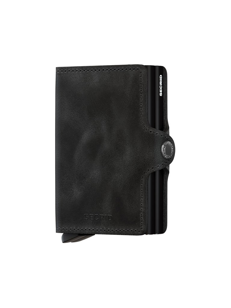 SECRID Geldbörse - Twinwallet Vintage black schwarz