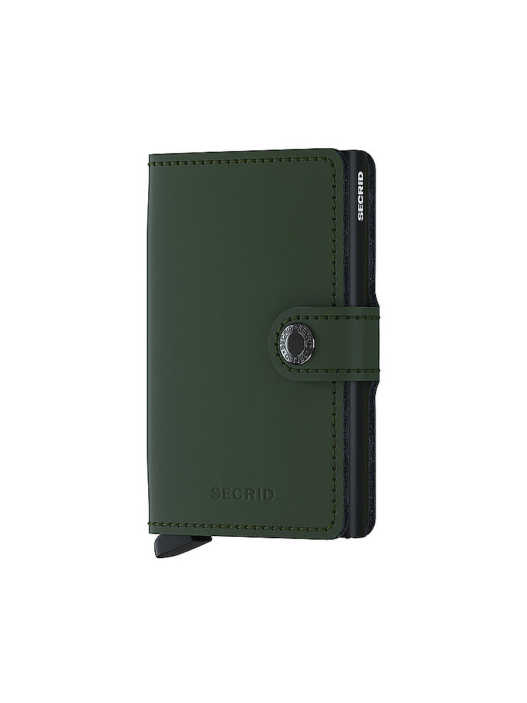 SECRID Geldbörse - Miniwallet Matte green black dunkelgrün