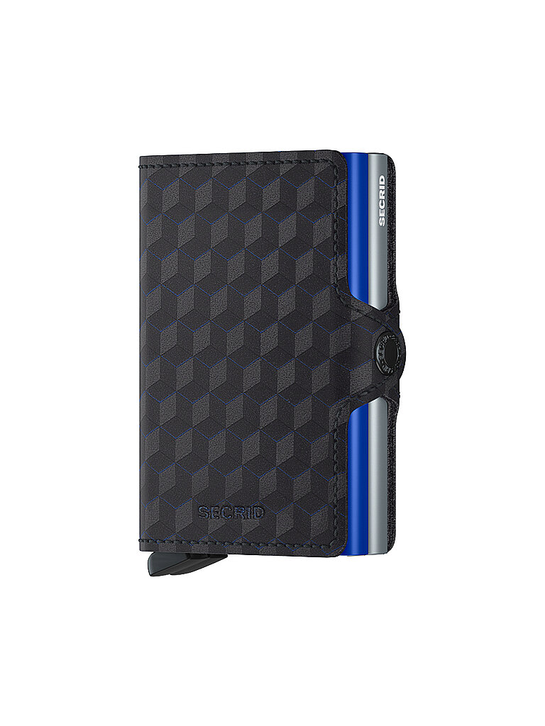 SECRID Geldbörse - Twinwallet Optical titanium blue dunkelblau