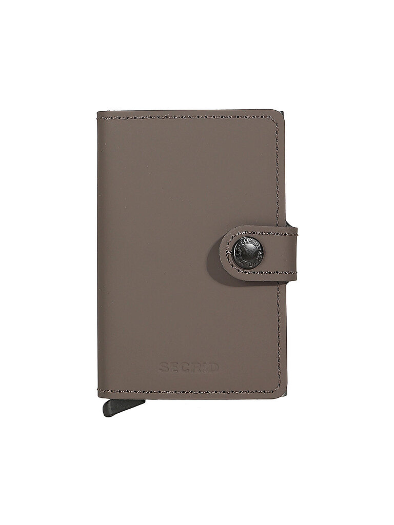 SECRID Geldbörse - Miniwallet Matte truffel braun