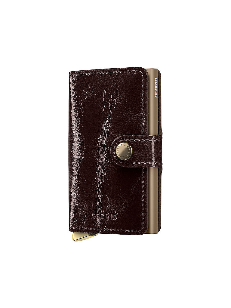 Geldbörse - Miniwallet Premium Naplak mahogany braun damen