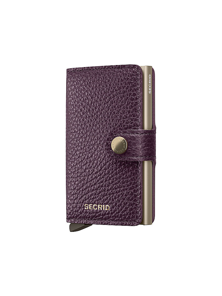 SECRID Geldbörse - Miniwallet Pebble grape dunkelrot