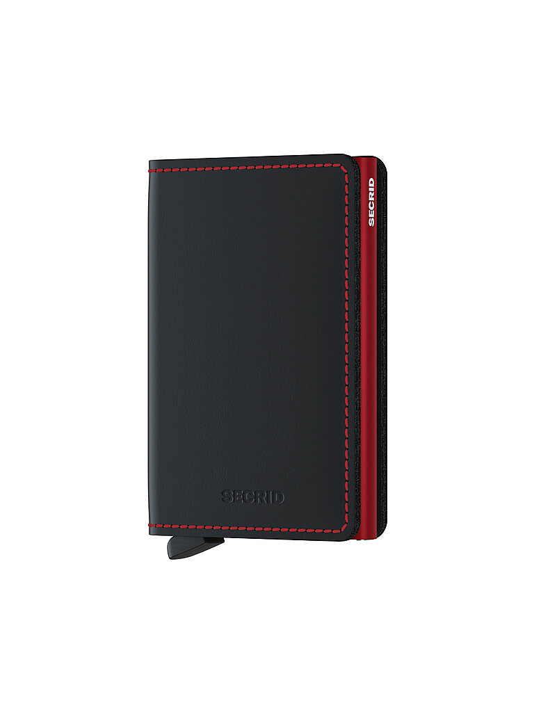 SECRID Geldbörse - Slimwallet Matte black & red schwarz