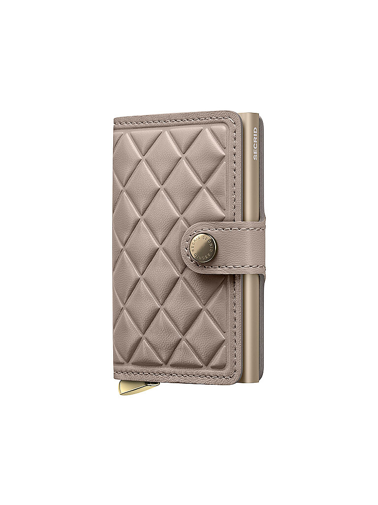 Geldbörse - Miniwallet Premium Emboss Diamond chalk creme damen