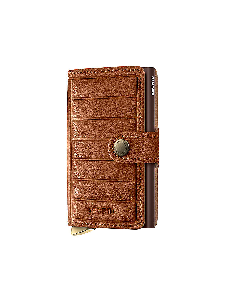 Secrid Mini Wallet - Emboss Lines + Cognac - Cognac - 819244 - 8721077500164