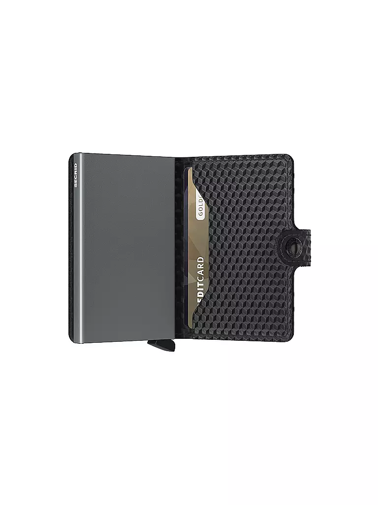 SECRID | Geldbörse - Miniwallet CUBIC | schwarz