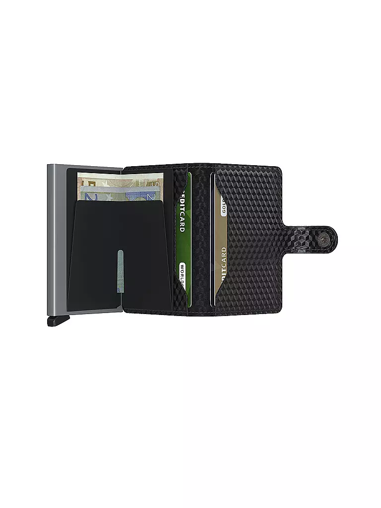SECRID | Geldbörse - Miniwallet CUBIC | schwarz