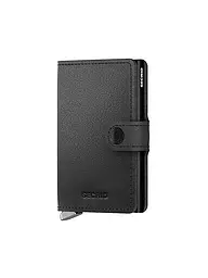 SECRID | Geldbörse PREMIUM MINIWALLET DUSK Bordeaux | schwarz