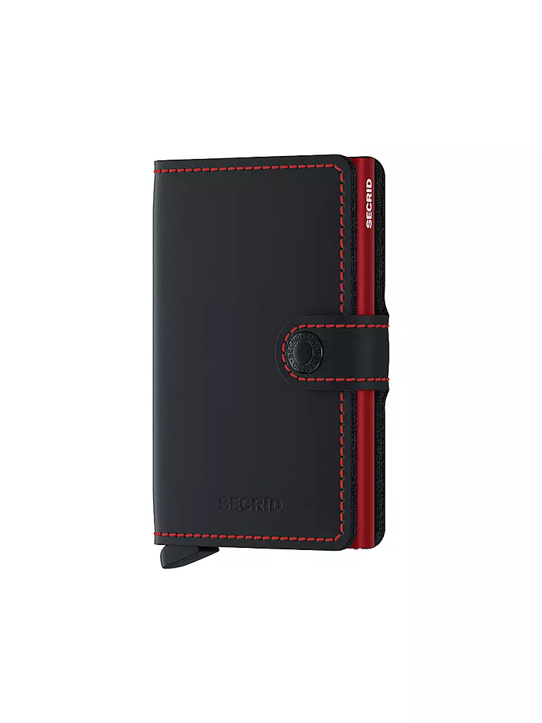 SECRID | Geldbörse - Miniwallet Matte mini Black/Red | schwarz