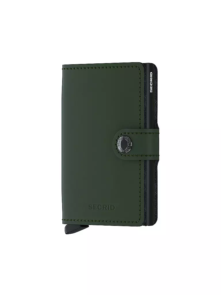 SECRID | Geldbörse - Miniwallet Matte Mini Green/Black | dunkelgrün