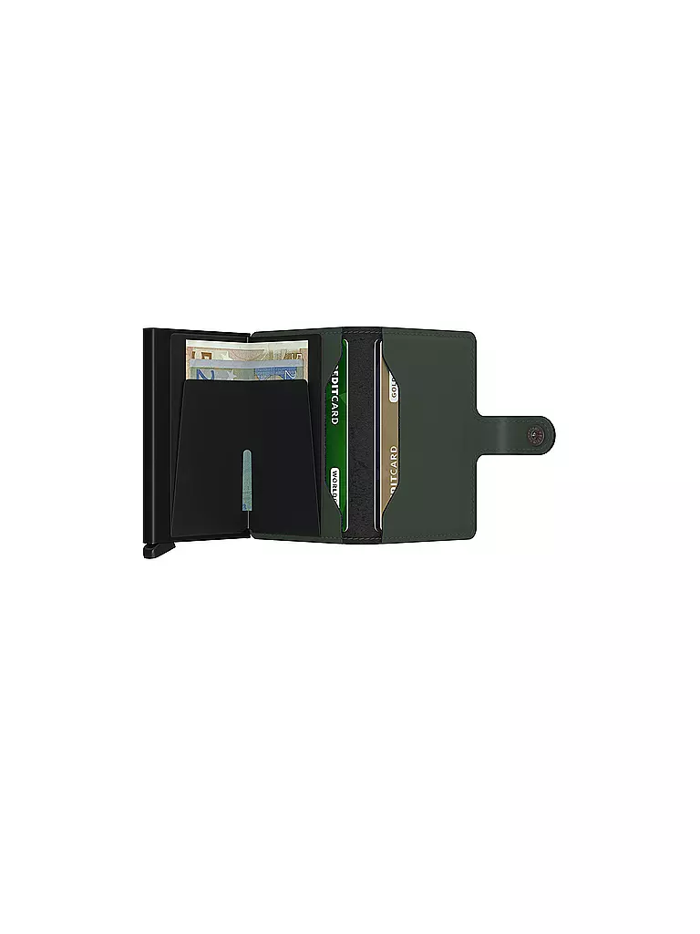 SECRID | Geldbörse - Miniwallet Matte Mini Green/Black | dunkelgrün