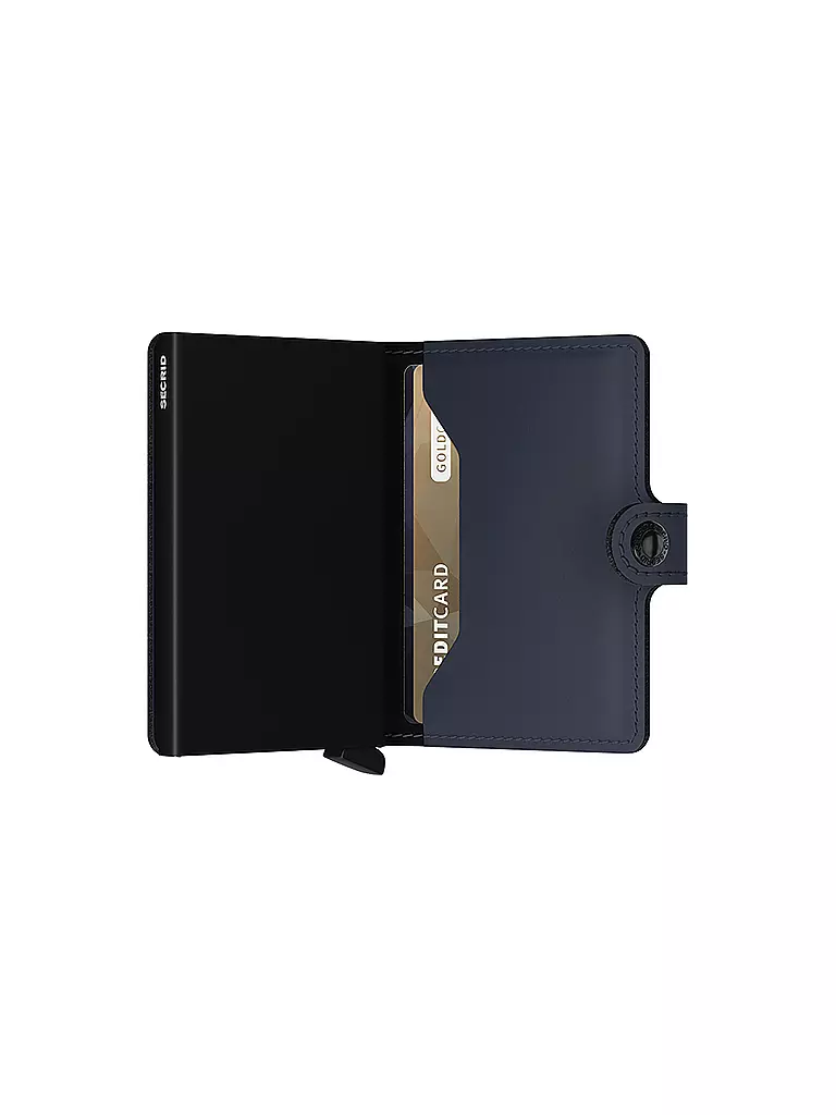 SECRID | Geldbörse - Miniwallet Matte Mini Night Blue | schwarz