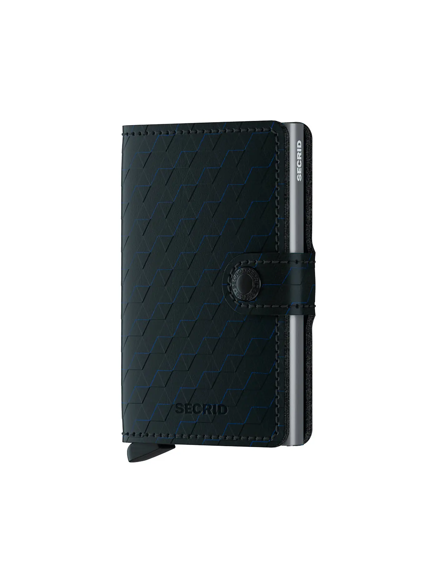 SECRID | Geldbörse - Miniwallet Optical Mini Black Titanium | schwarz