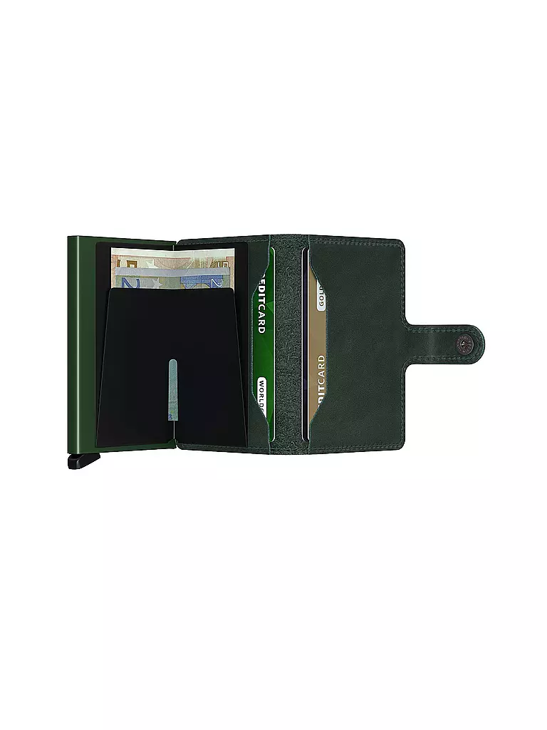 SECRID | Geldbörse - Miniwallet Original Mini Green | braun