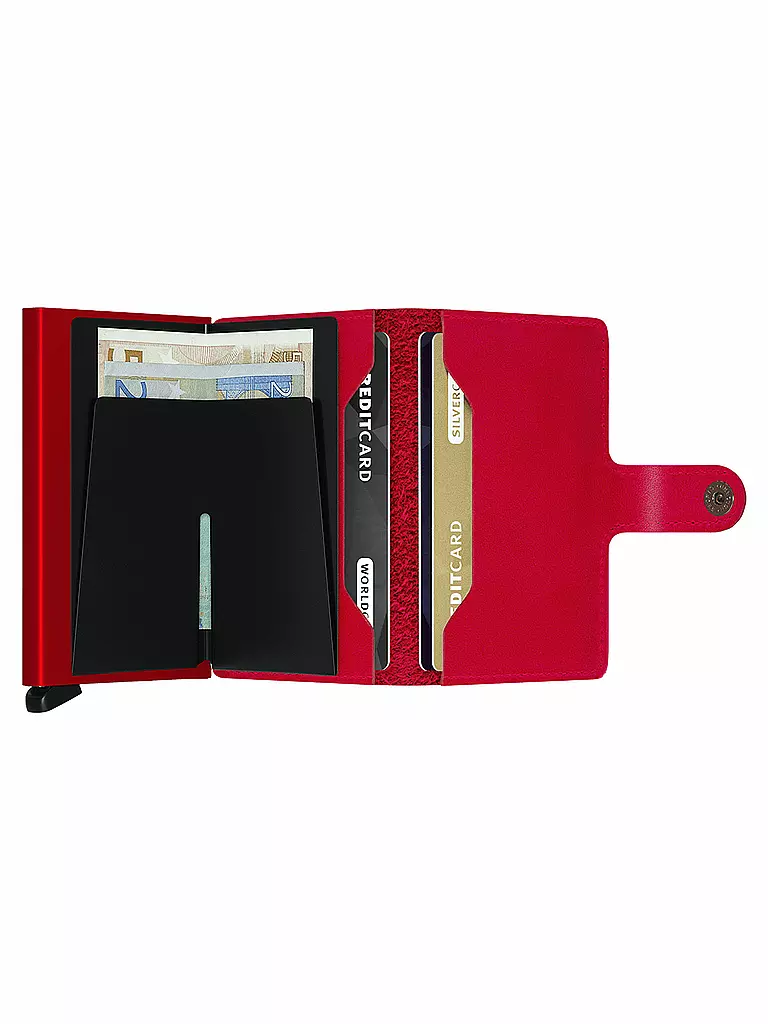 SECRID | Geldbörse - Miniwallet Original Mini Red/Red | schwarz