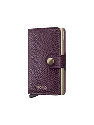 SECRID | Geldbörse - Miniwallet PEBBLE MINI Grape | dunkelrot