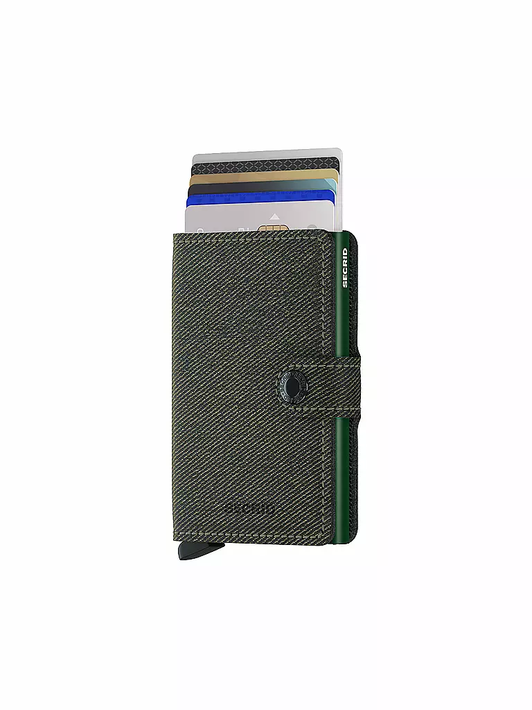 SECRID | Geldbörse - Miniwallet Twist Green | grau