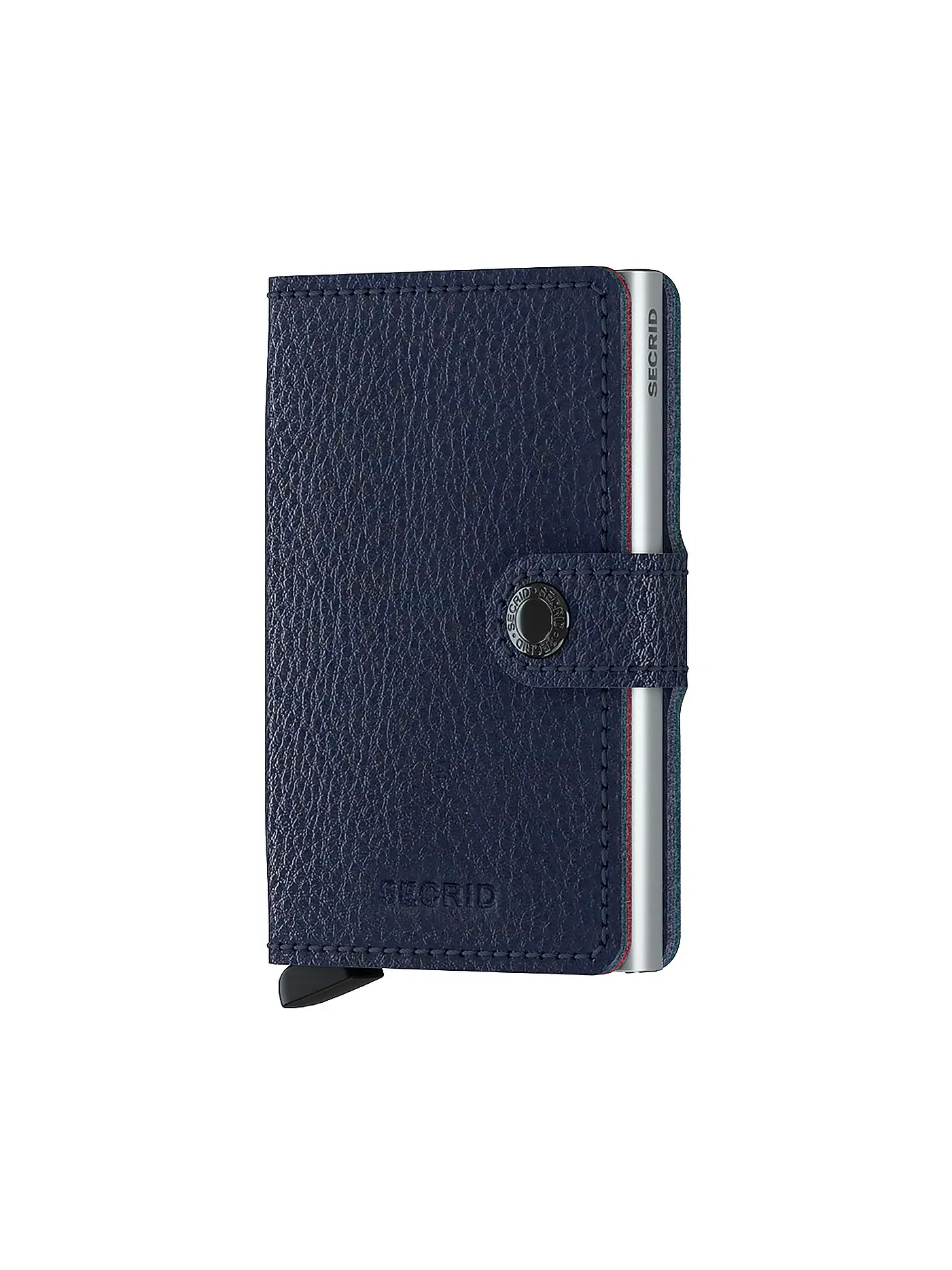SECRID | Geldbörse - Miniwallet Vegetable Tanned Navy/Silver | blau