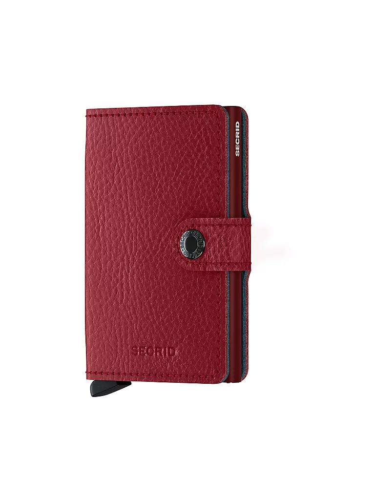 SECRID | Geldbörse - Miniwallet Vegetable Tanned Mini Rosso/Bordeaux | dunkelrot