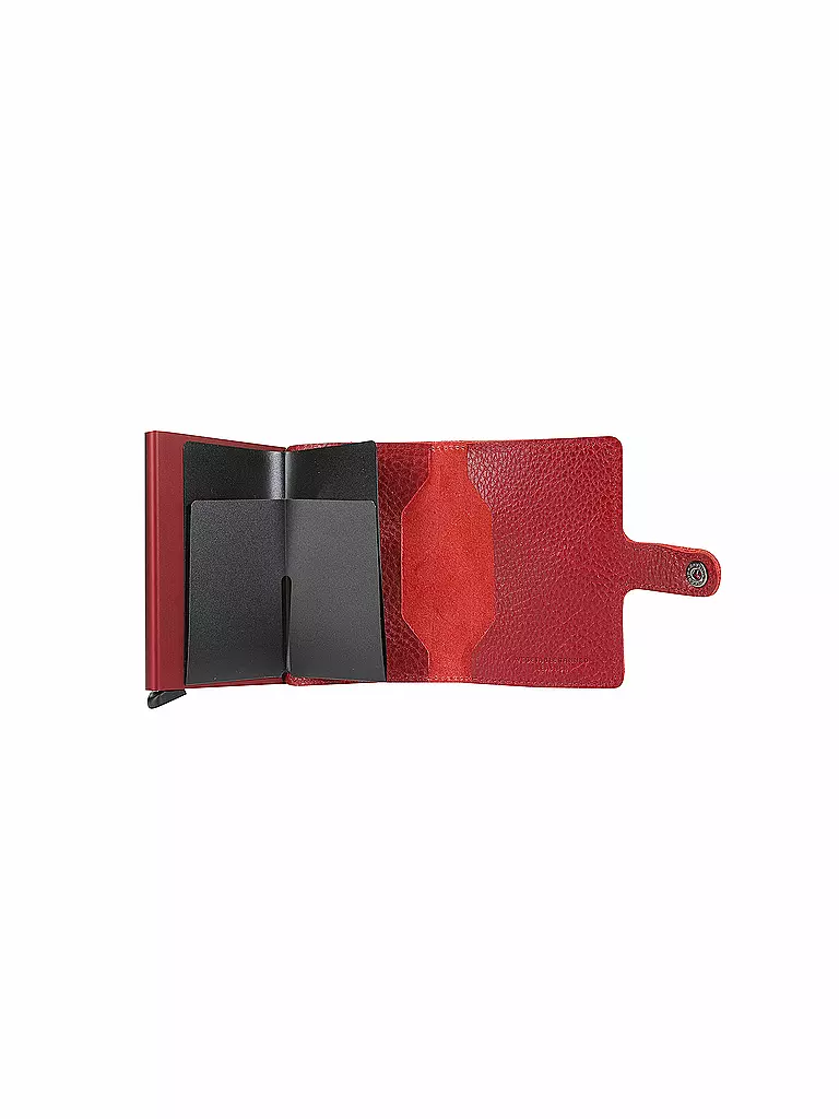 SECRID | Geldbörse - Miniwallet Vegetable Tanned Rosso/Bordeaux | rot