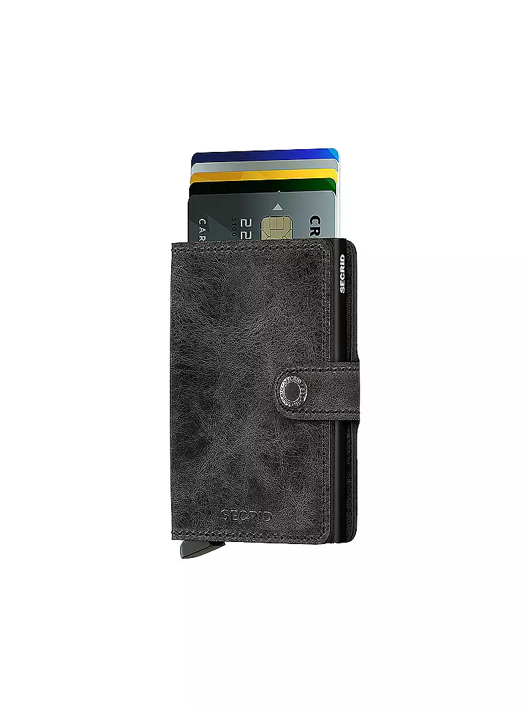 SECRID | Geldbörse - Miniwallet Vintage Mini Black | schwarz