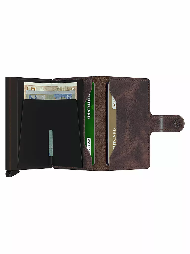 SECRID | Geldbörse - Miniwallet Vintage Mini Chocolate | camel
