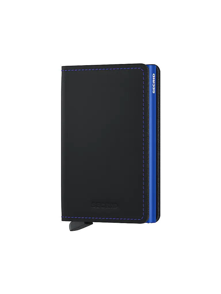SECRID | Geldbörse - Slimwallet black&blue | Schwarz