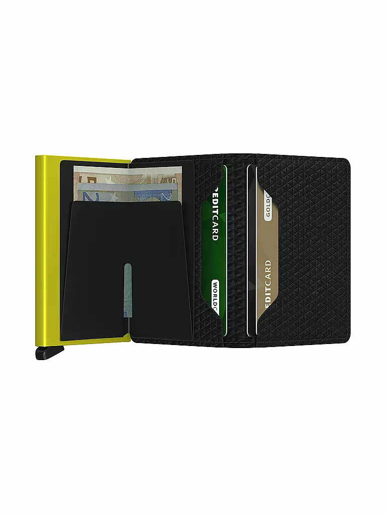 SECRID | Geldbörse - Slimwallet Diamond Slim Black | schwarz