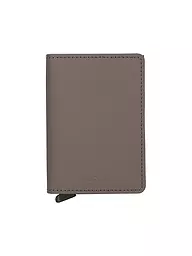 SECRID | Geldbörse - Slimwallet MATTE Mini truffel | braun
