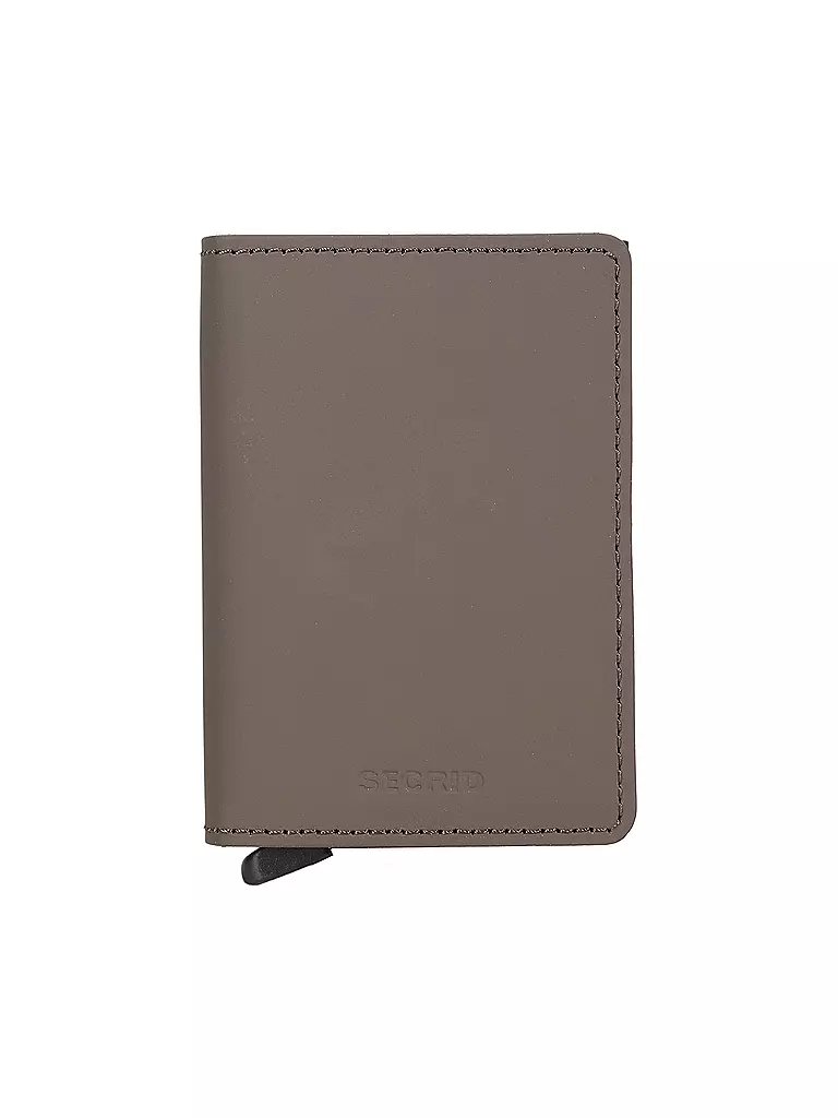 SECRID | Geldbörse - Slimwallet MATTE Mini truffel | braun