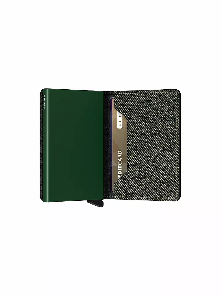 SECRID | Geldbörse - Slimwallet Twist Green | grün