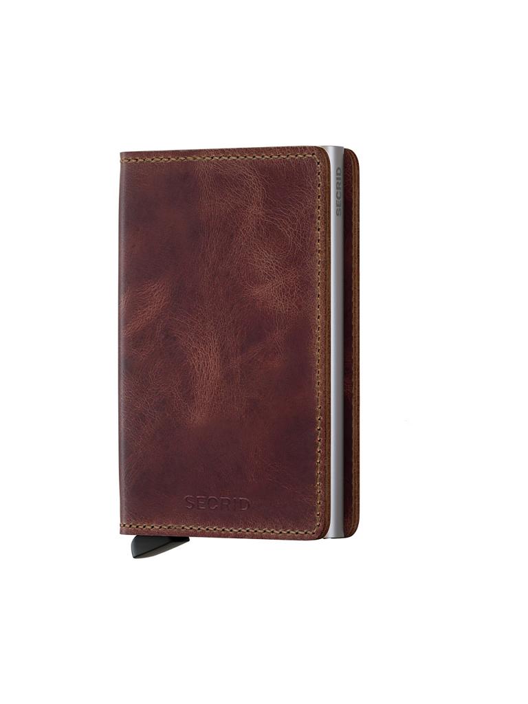 SECRID | Geldbörse - Slimwallet Vintage Slim Brown | braun