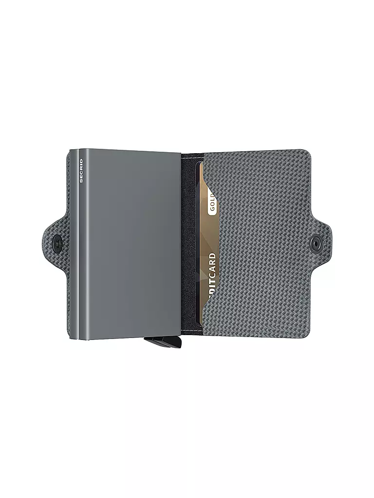 SECRID | Geldbörse - Twinwallet Carbon Cool Grey | grau