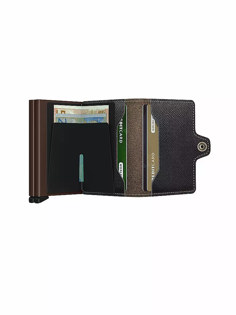 SECRID | Geldbörse - Twinwallet Saffiano Brown | braun